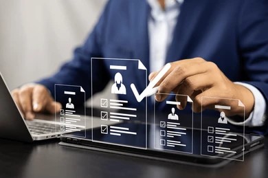 AI connecting profiles from LinkedIn, GitHub, and Google into one neat dashboard